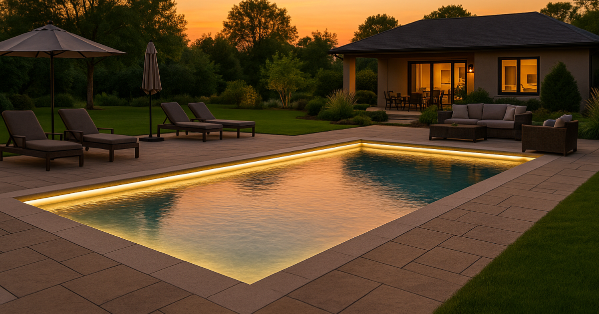 luces de piscina